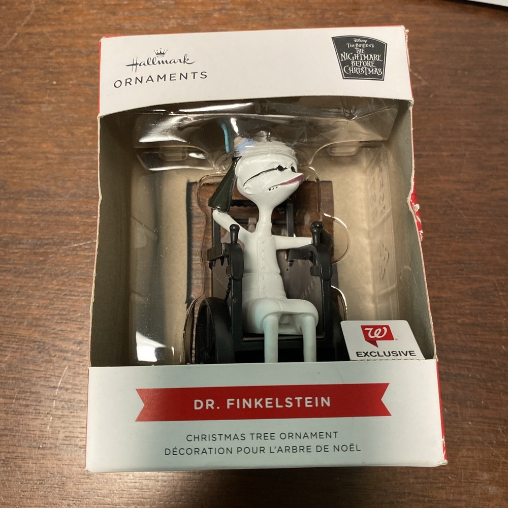 Hallmark Nightmare Before Christmas Dr. Finkelstein  Exclusive‎ Ornament NEW '23